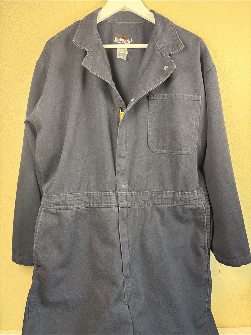 Bulwark Men's Navy Industrial Overall, Firesafe